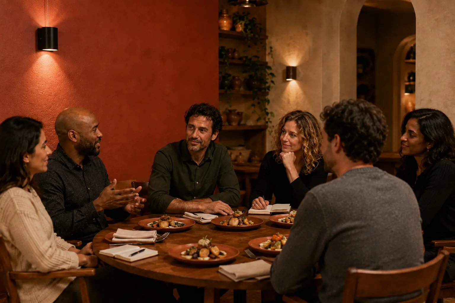 Üzleti vacsorára előkészített Guestivio rendezvénytér